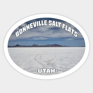 Bonneville Salt Flats, Utah Sticker